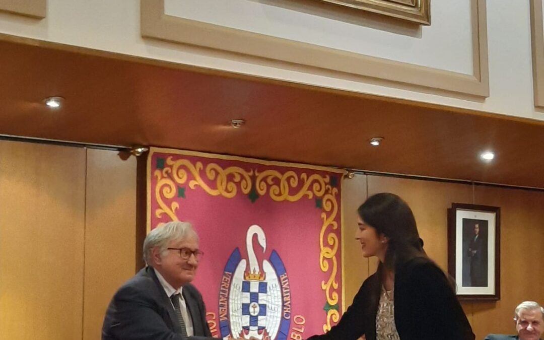 La escritora española Andrea Rodríguez Prat, ganadora del XLIV Premio Fernando Rielo de Poesía Mística