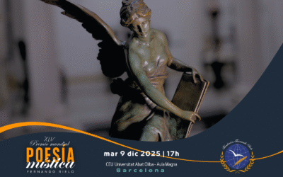 Barcelona acogerá la proclamación del XLV Premio Mundial de Poesía Mística Fernando Rielo